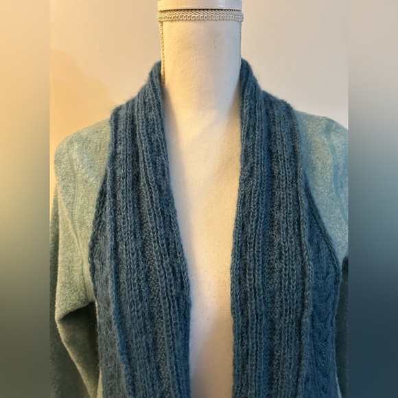 Anthropologie Knitted and Knotted Open Front Cardigan Jacket L EUC - Picture 12 of 15